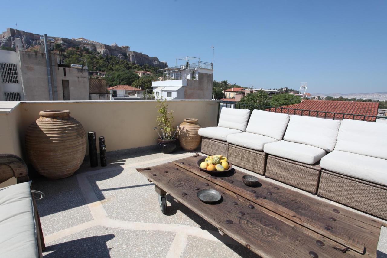 Plaka Two-Storey Penhouse With Acropolis Views Pl6 Athena Bagian luar foto