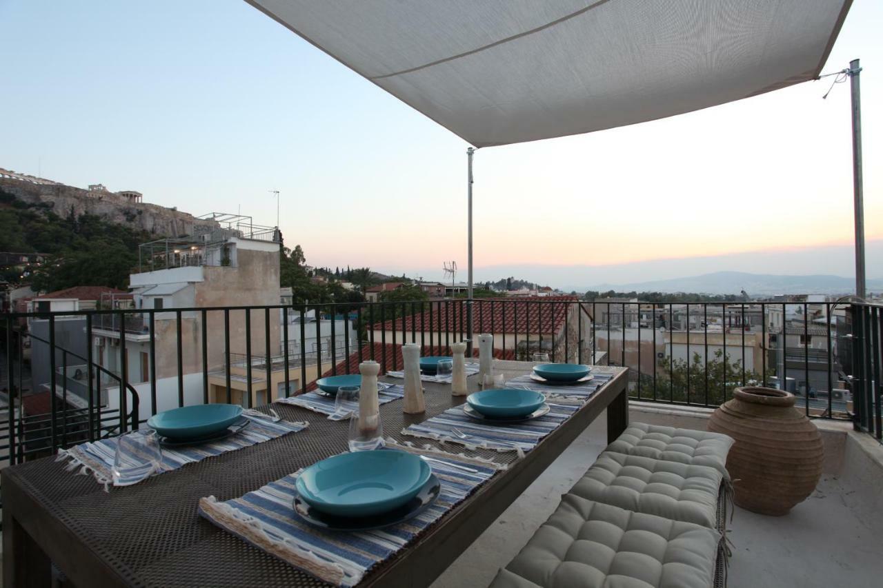 Plaka Two-Storey Penhouse With Acropolis Views Pl6 Athena Bagian luar foto