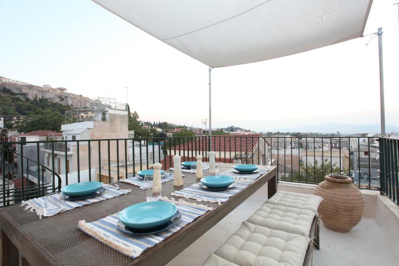 Plaka Two-Storey Penhouse With Acropolis Views Pl6 Athena Bagian luar foto
